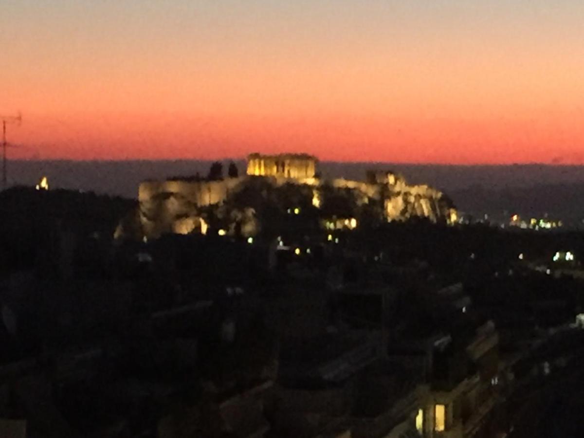 Kolonaki Penthouse Panoramic Acropolis View Lägenhet Aten Exteriör bild
