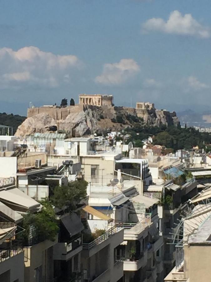 Kolonaki Penthouse Panoramic Acropolis View Lägenhet Aten Exteriör bild