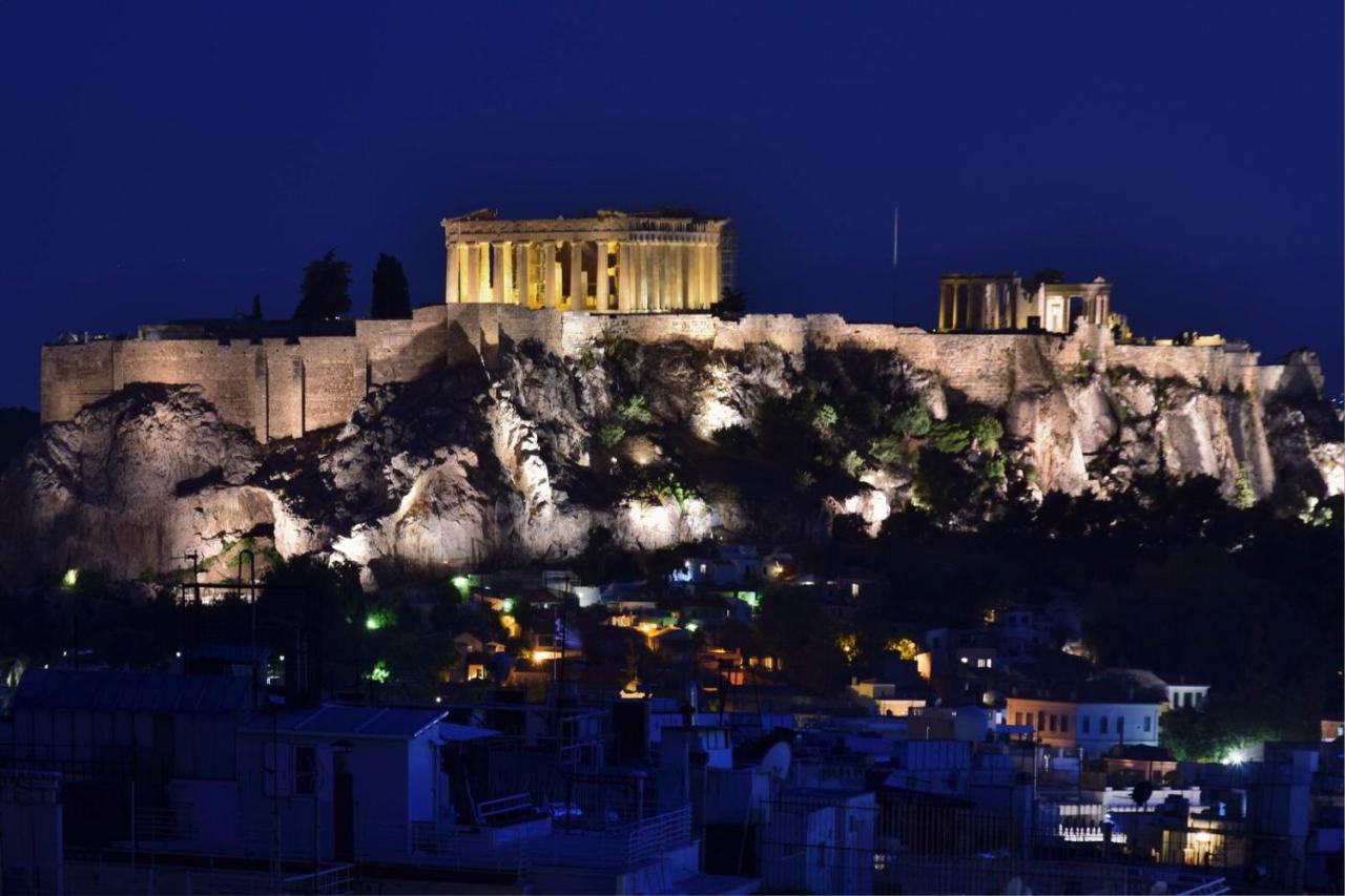 Kolonaki Penthouse Panoramic Acropolis View Lägenhet Aten Exteriör bild